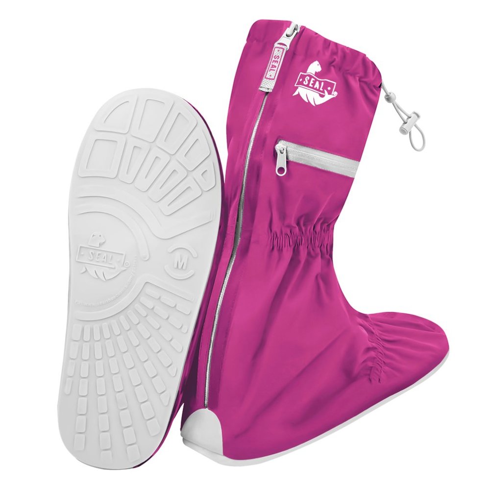 Reusable Waterproof Shoe Cover - Lilac/White